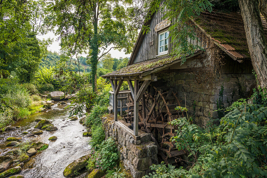 Historische Mühle, Mühlenweg, Ottenhöfen, Ortenau, Schwarzwald, Baden-Württemberg, Deutschland