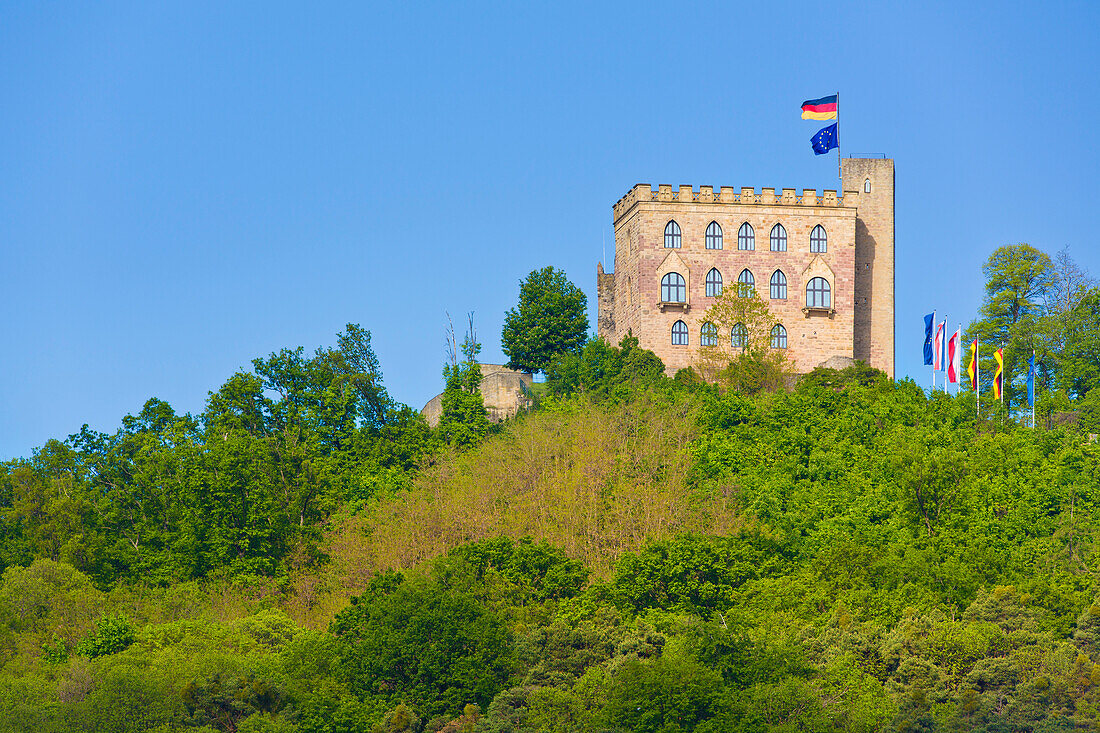  The Hambach Castle in Neustadt an der Weinstrasse, Rhineland-Palatinate, Germany 