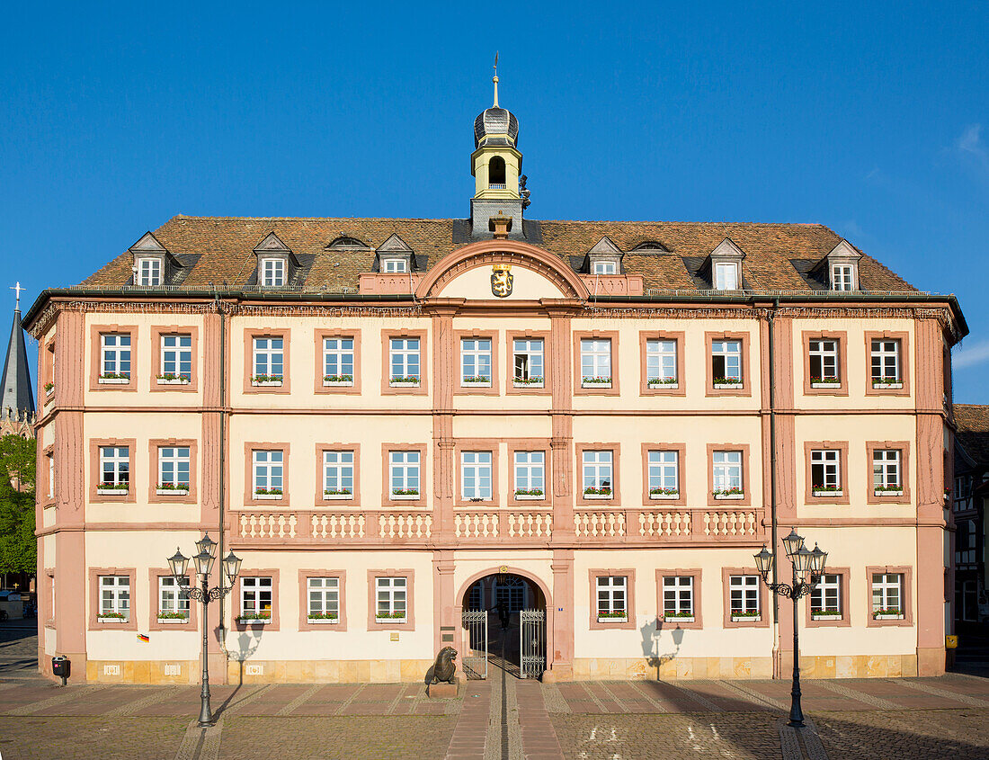  The town hall of Neustadt an der Weinstrasse, Rhineland-Palatinate, Germany 