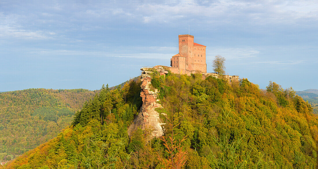  The Reichsburg Trifels in the Palatinate Forest of Annweiler, Rhineland-Palatinate, Germany 