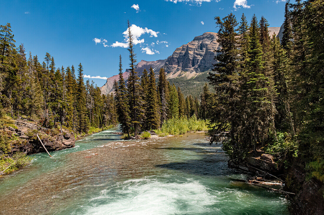 Glacier fed Rivers in Glacier National Park