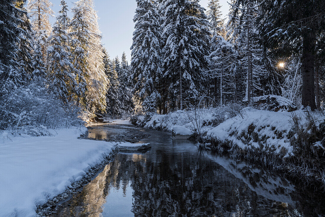 Sextenbach, Sextental, Sexten, Südtirol, Alto Adige, Italien