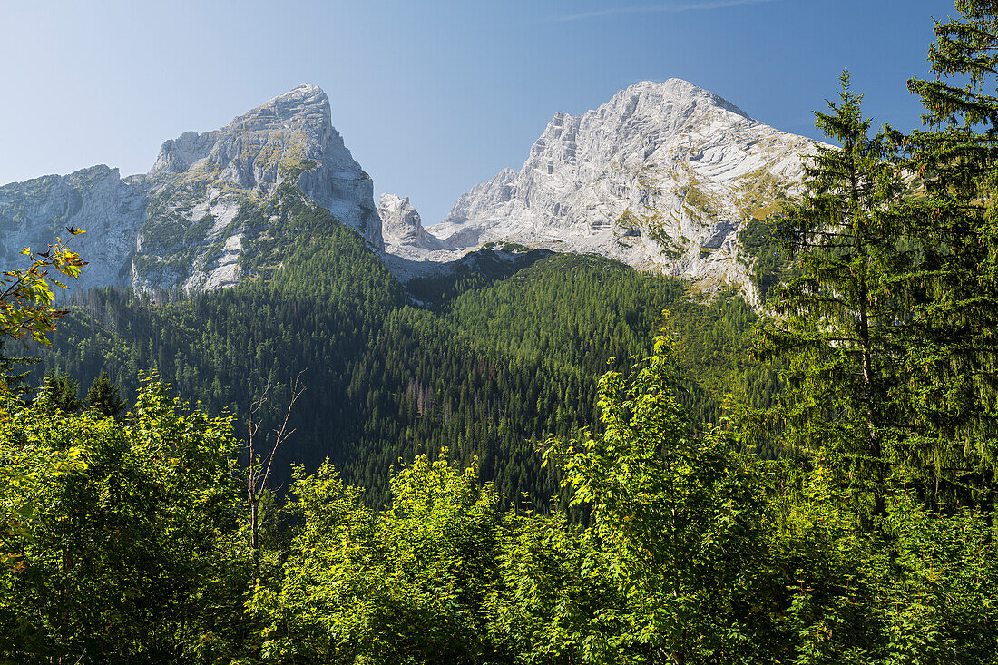  Watzmann east face, Berchtesgaden National Park, Berchtesgadener Land, Bavaria, Germany 