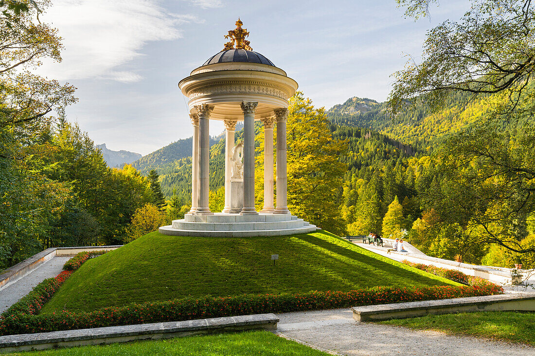 Venustempel, Schloss Linderhof, Ettal, Bayern, Deutschland