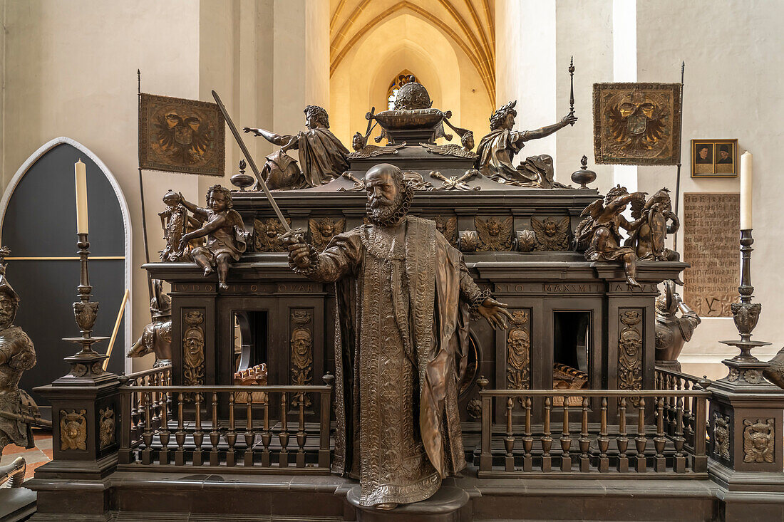  Imperial cenotaph in the Frauenkirche in Munich, Bavaria, Germany, Europe   