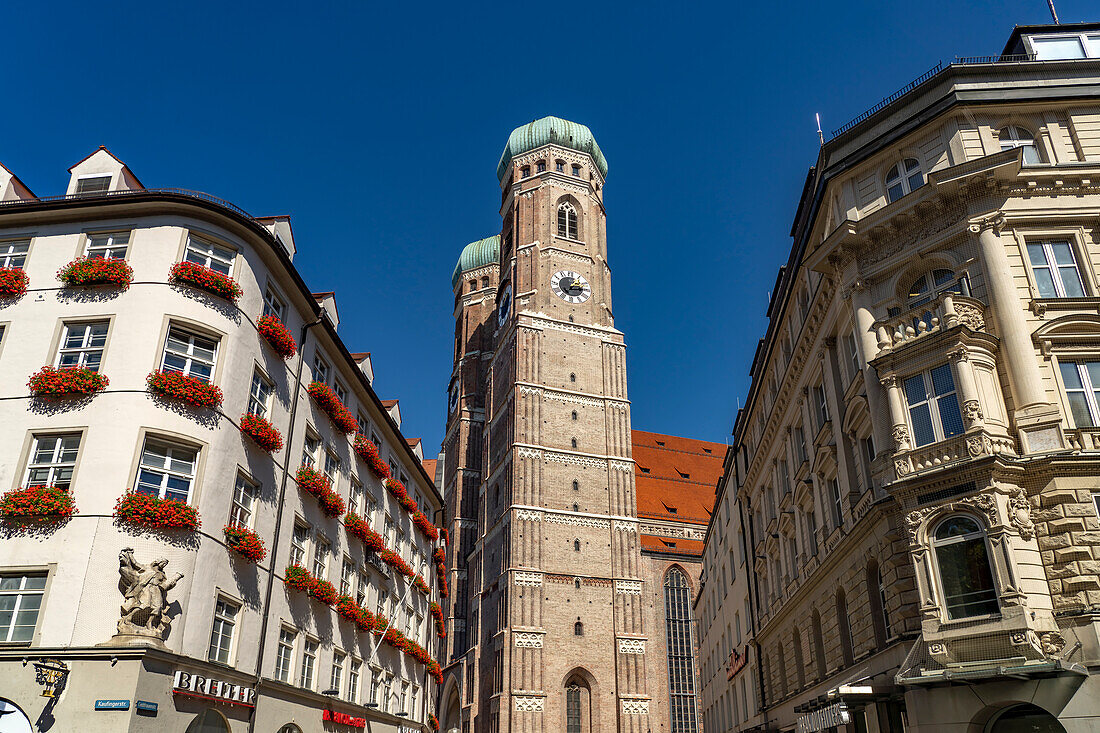 Die Frauenkirche in München, Bayern, Deutschland, Europa 