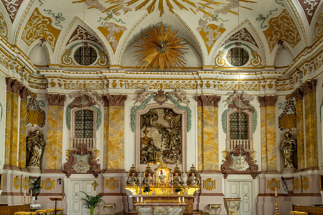Hochalter der Oberkirche des Bürgersaal in München, Bayern, Deutschland, Europa  