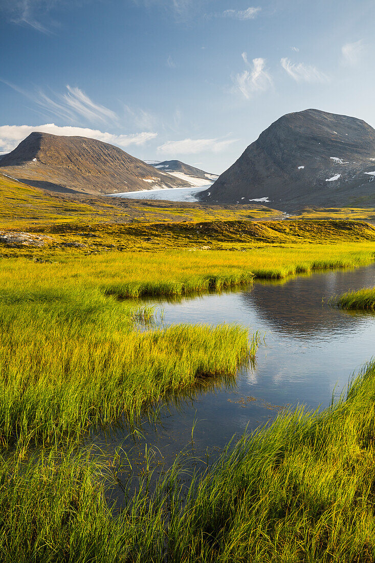 Ruohtes Massiv, Ruohtesvagge, Sarek Nationalpark, Lappland, Schweden, Europa