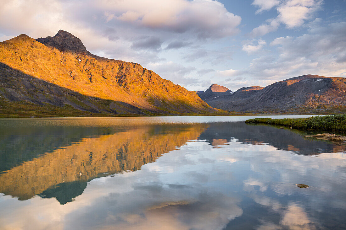 Bjerikbakte, Ähpar Massiv, Bierikjaure, Sarek Nationalpark, Lappland, Schweden, Europa