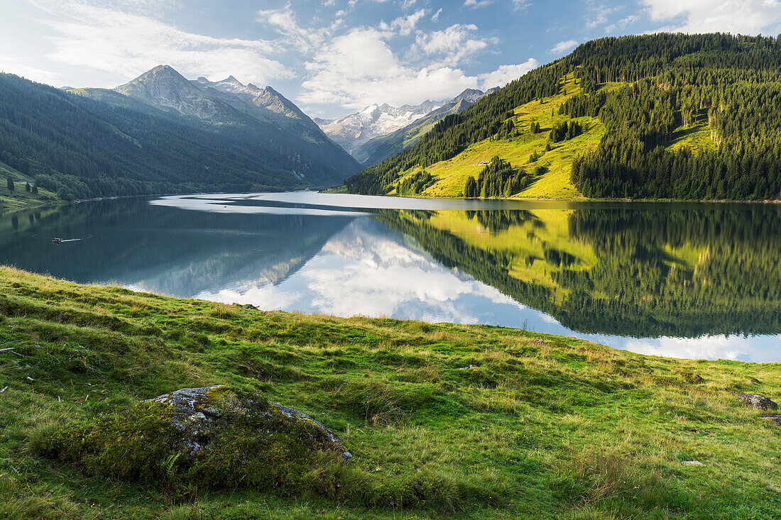 Speicher Durlassboden, Gerlospass, Zillertaler Alpen, Salzburg, Österreich