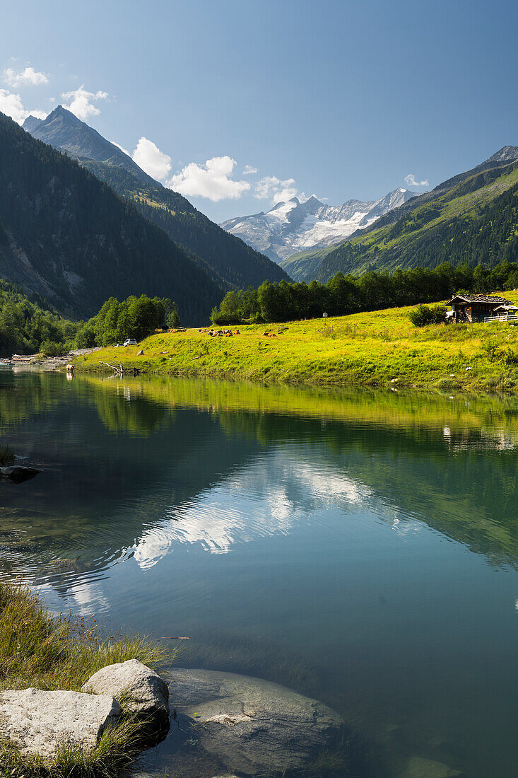  Durlassboden reservoir, Zillertal Alps, Salzburg, Austria 