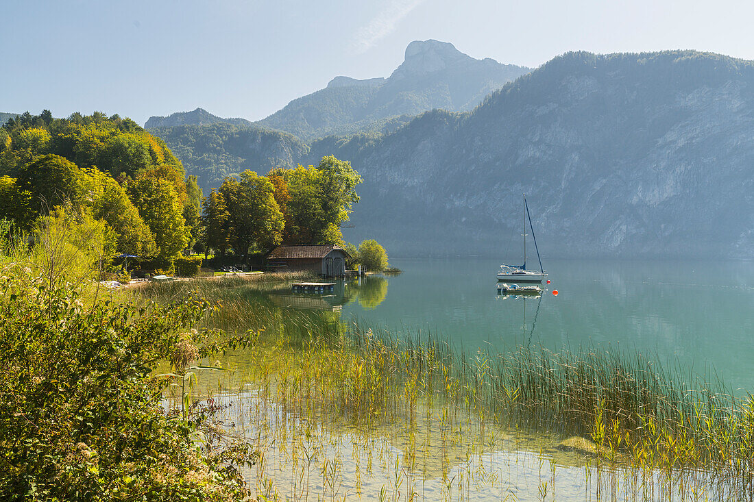 Mondsee, Schafberg, Salzkammergut, Salzburg, Österreich