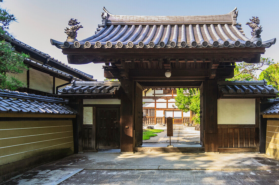 Altes Stadttor, Eingang zur Altstadt Old Town, Fukuoka, größte Stadt auf Insel Kyūshū, Präfektur Fukuoka, Japan