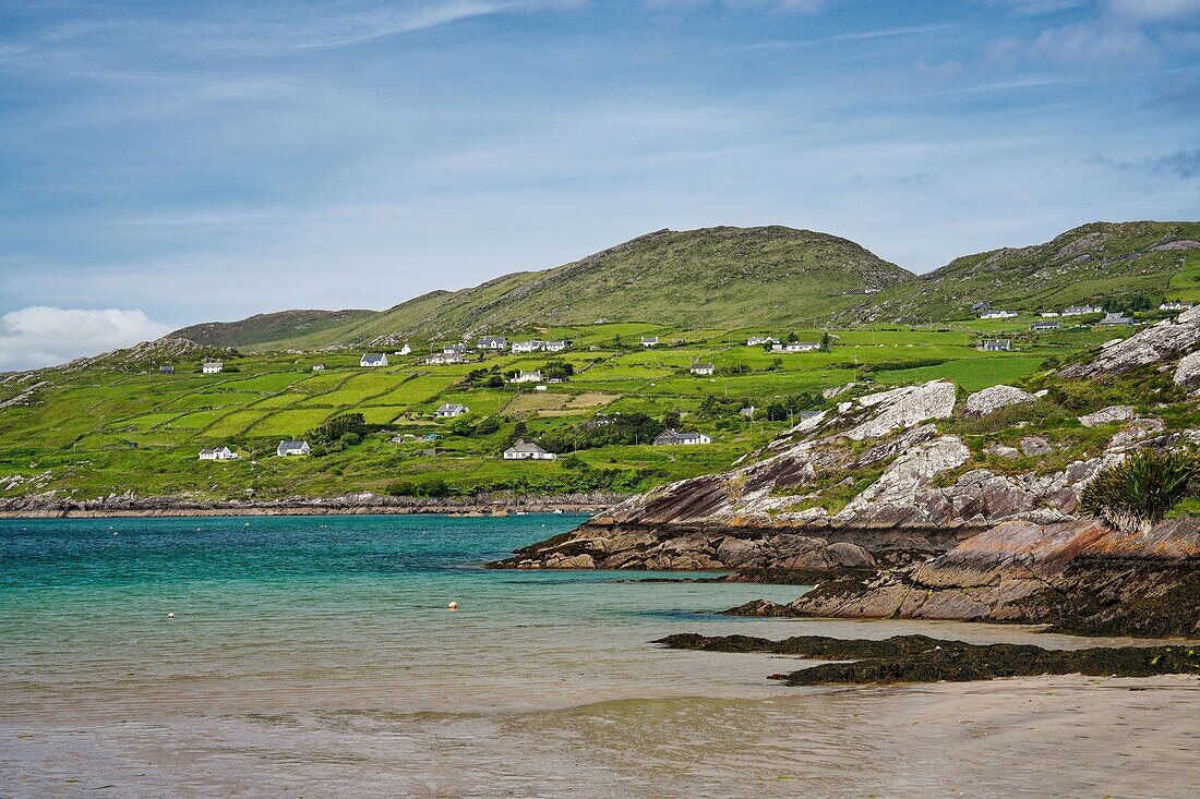 Irland County Kerry, Ring of Kerry, Derrynane seashore