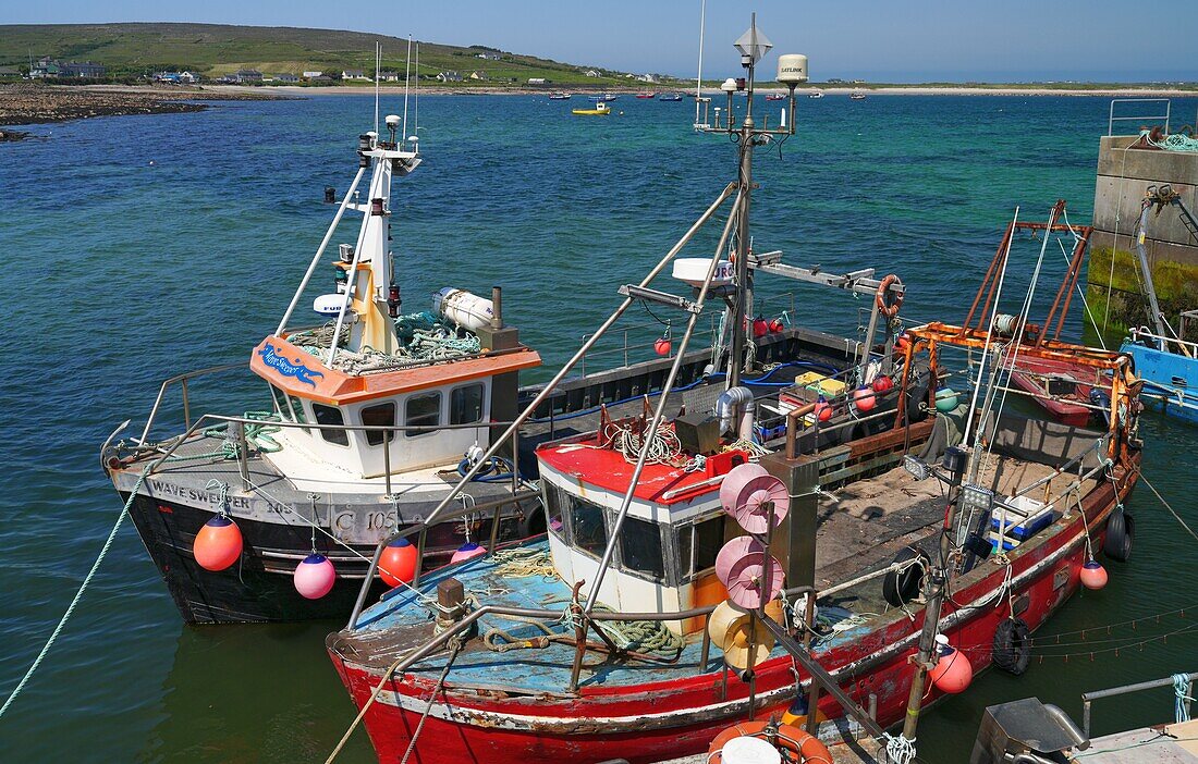 Irland, County Mayo, Mullet Halbinsel, Hafen von Doobeg