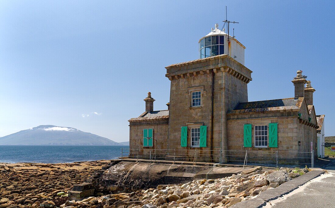 Ireland, County Mayo, Mullet Peninsula, Doobeg Lighthouse