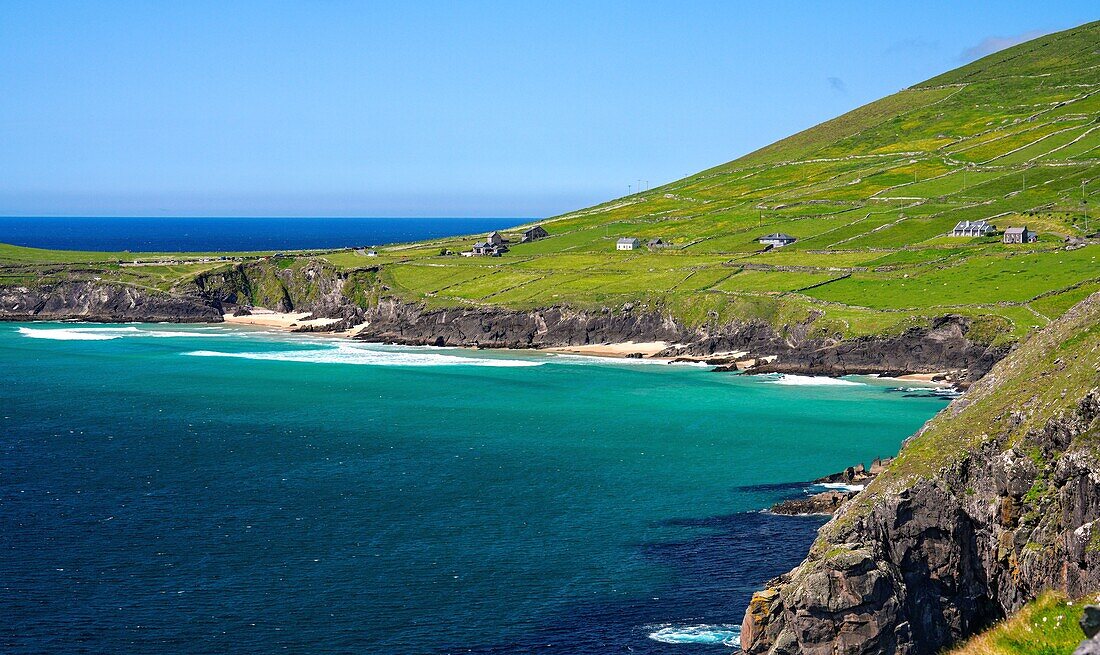 Ireland, County Kerry, Dingle Peninsula, Blasket's View, Slea Head Drive