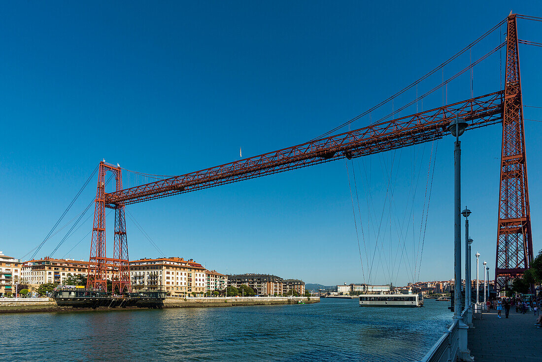 Biscay Bridge, UNESCO World Heritage Site, Bilbao, Basque Country, Spain