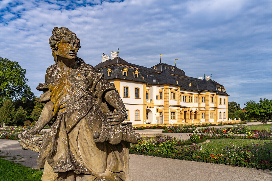 Castle and Rococo Hofgarten Veitshöchheim, Lower Franconia, Bavaria, Germany