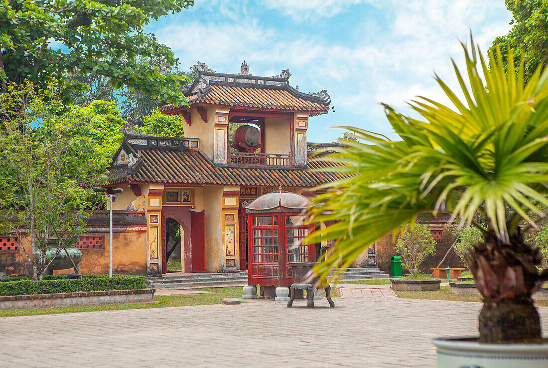 In der verbotenen Stadt - Kaiserpalast in Huế, Vietnam