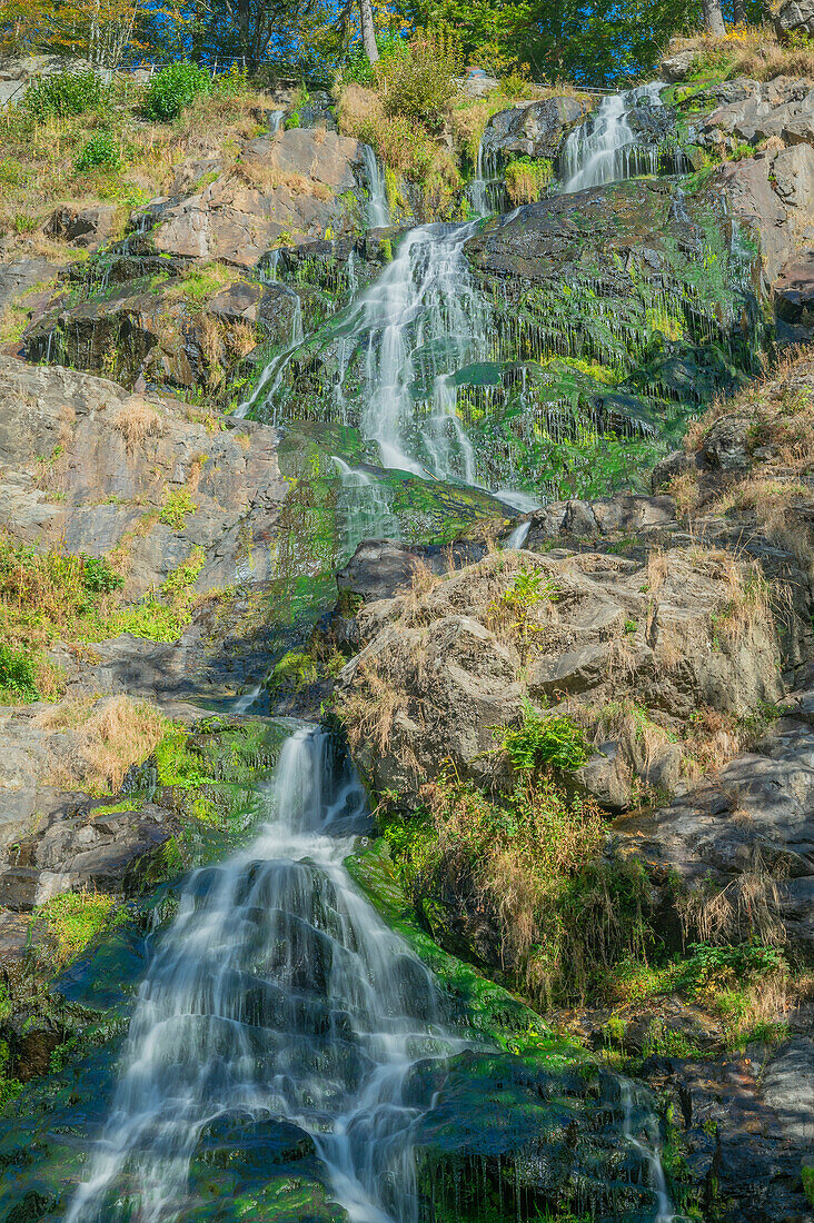 Todtnauer Wasserfall, Todtnau, Schwarzwald, Baden-Württemberg, Deutschland