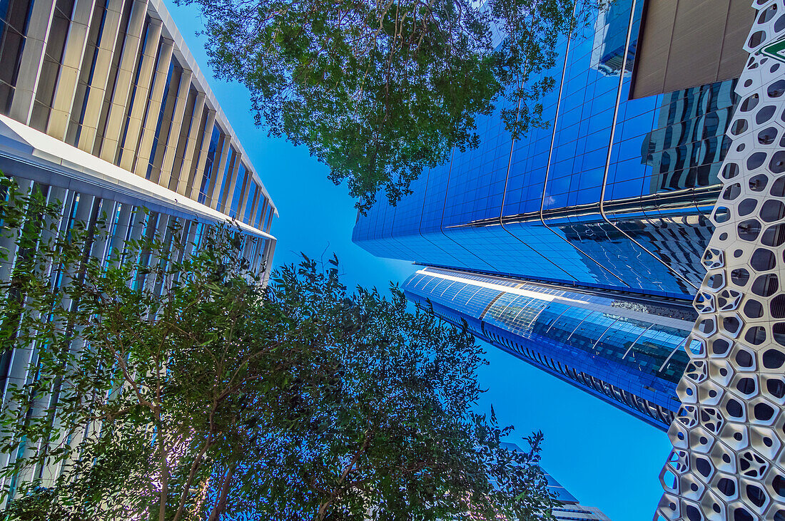  Cityscape of Brisbane, capital of the state of Queensland in northeastern Australia.  