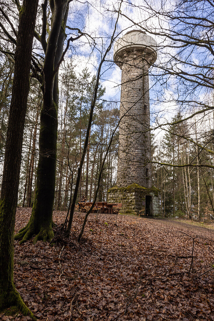 Der Lucas-Cranach-Turm bei Kronach, Oberfranken, Franken, Bayern, Deutschland, Europa