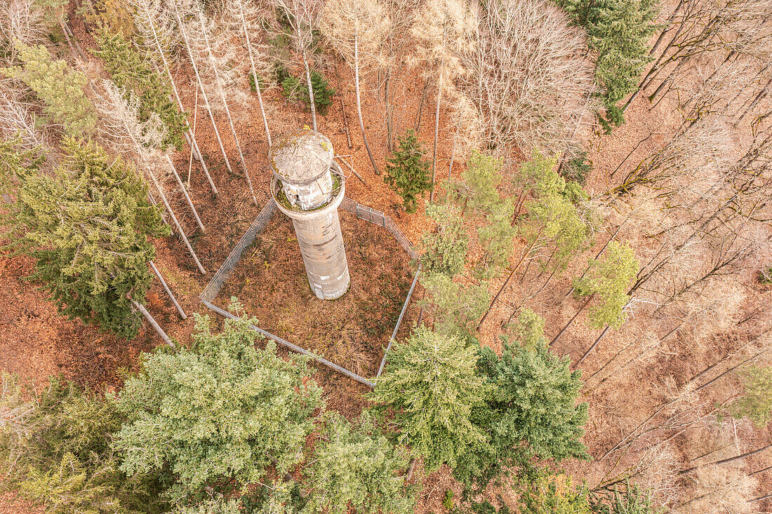  The tank tower near Weigenheim, Franconian wine paradise, Neustadt an der Aisch, Middle Franconia, Franconia, Bavaria, Germany, Europe 