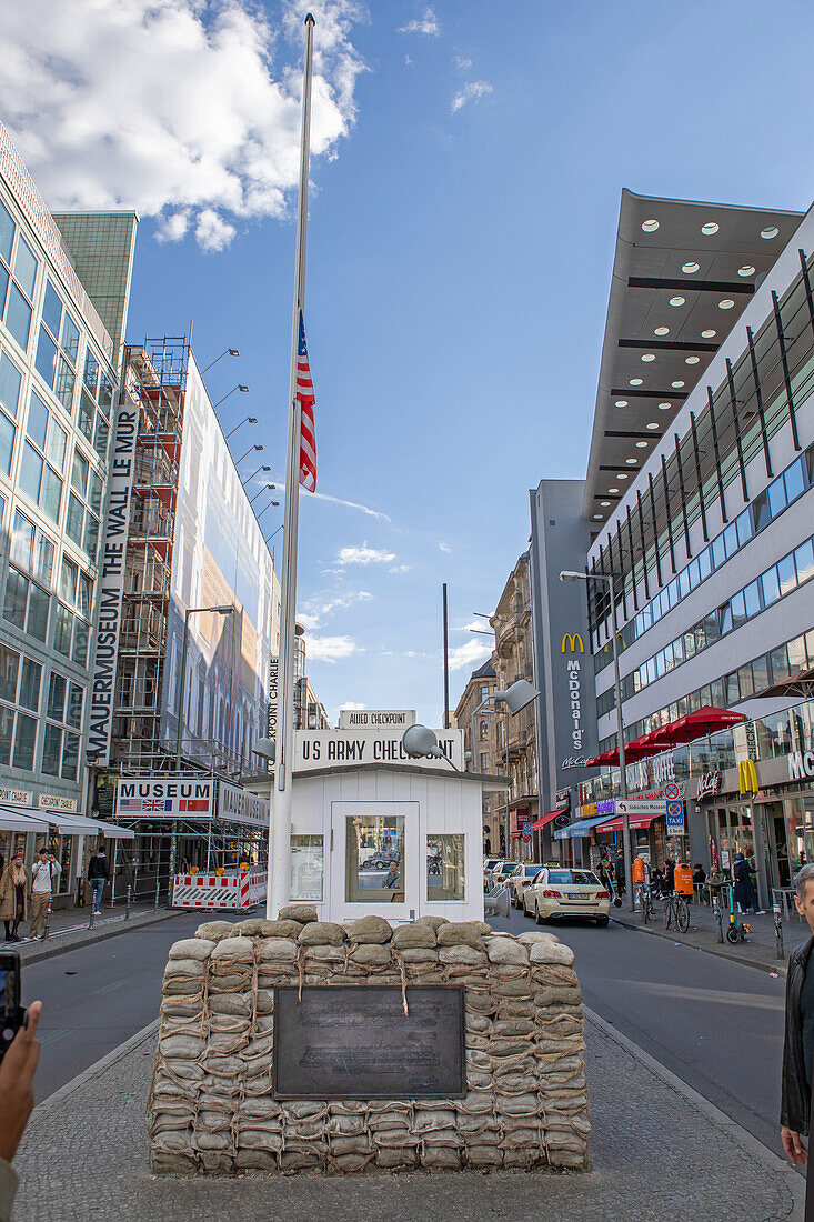 Checkpoint Charlie, Friedrichstraße, Berlin, Deutschland