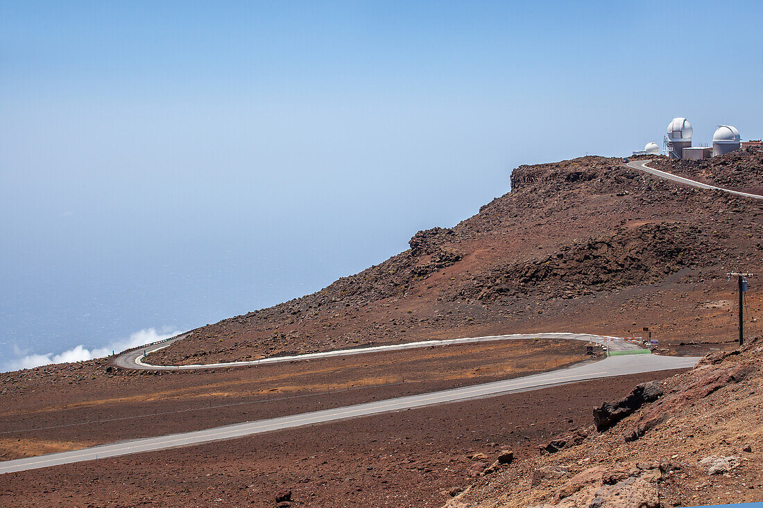 Observatorium auf dem Haleakala, Maui, Hawaii