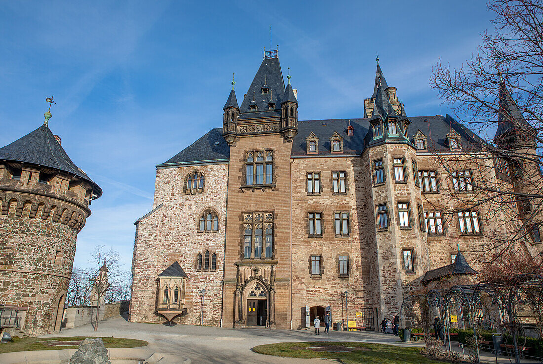 Schloss Wernigerode, Wernigerode, Sachsen-Anhalt, Deutschland