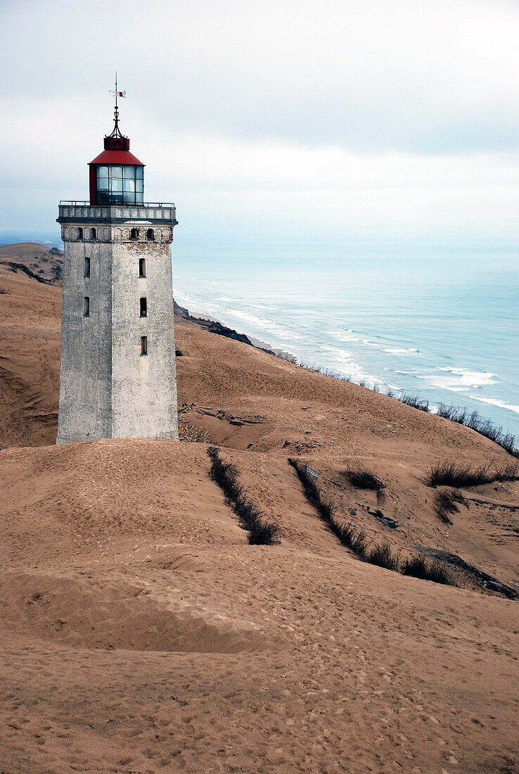 Leuchtturm Rubjerg Knude, Treibsand und Erosion, Lökken, Dänemark