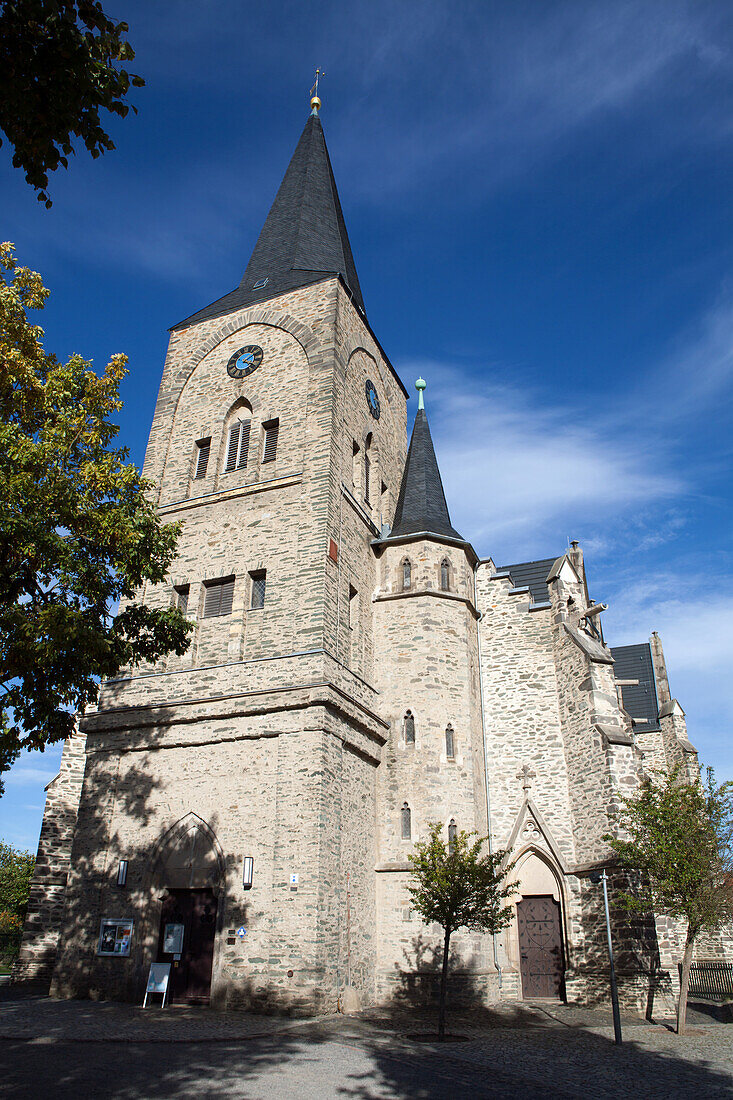  Town church of St. Jakobi, Elbingerode, Harz, Saxony-Anhalt, Germany 
