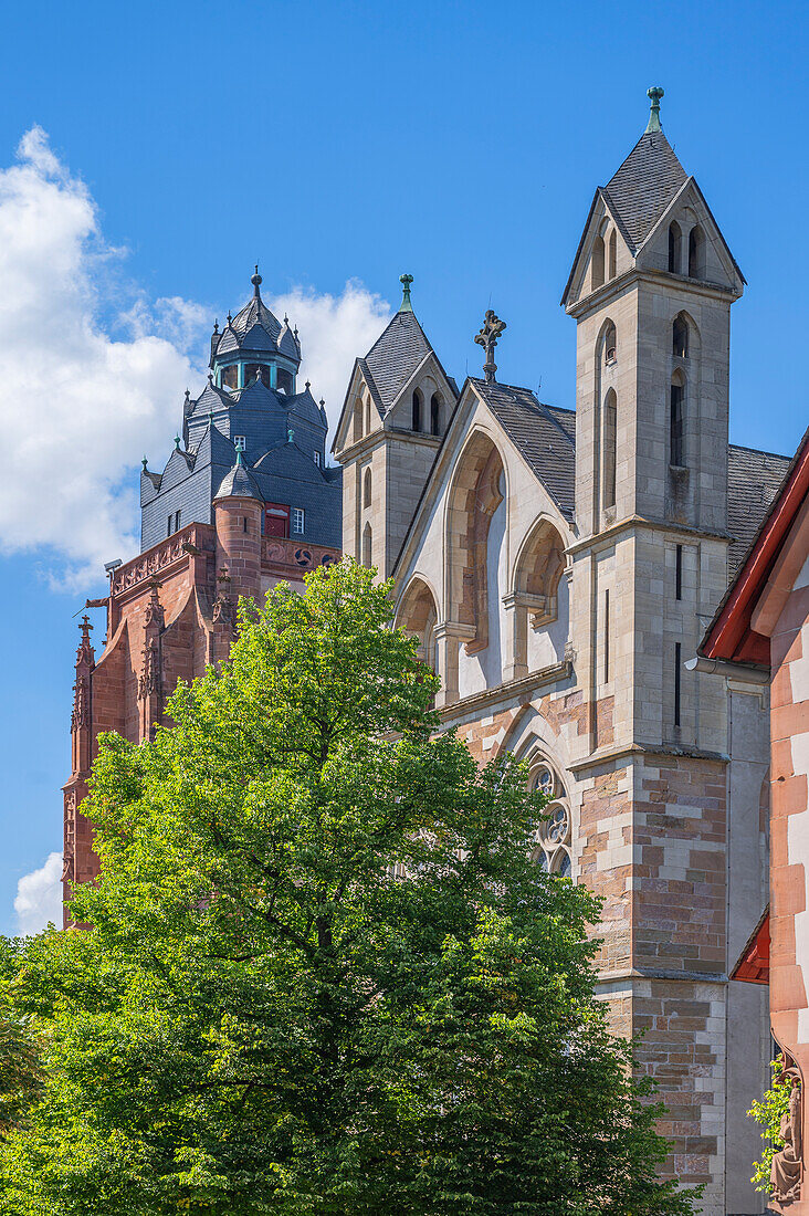  Wetzlar Cathedral, Lahn, Westerwald, Lahntal, Taunus, Hesse, Germany 