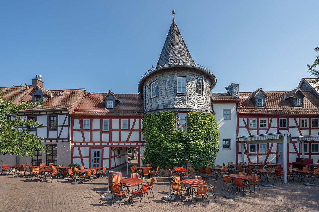 Büttelturm in der Burggrabenzeile am Platz am Untertor, Hofheim am Taunus, Taunus, Hessen, Deutschland