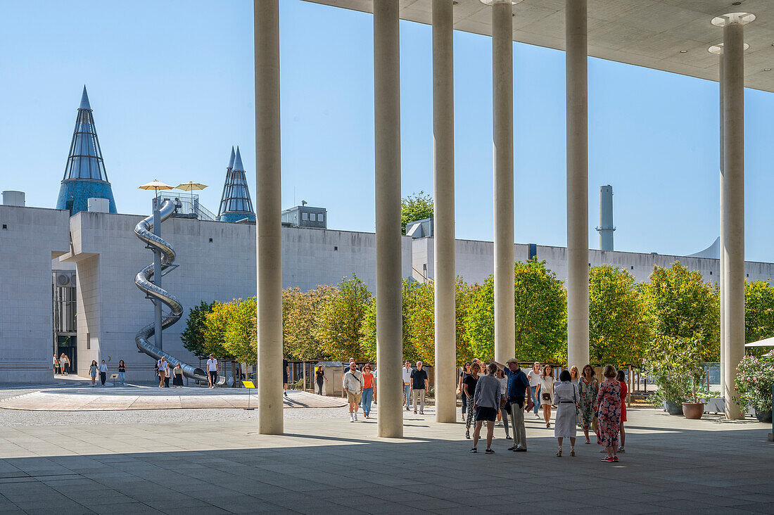 Eingang der Museumsmeile, Kunstmuseum Bonn, Bonn, Nordrhein-Westfalen, Deutschland