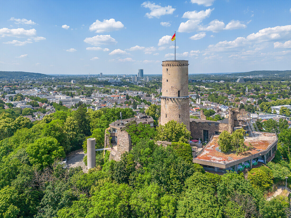 Luftaufnahme der Godesburg, Bad Godesberg, Nordrhein-Westfalen, Deutschland