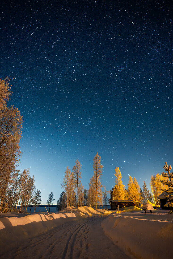  Starry sky; Råneå, Norrbotten, Sweden 