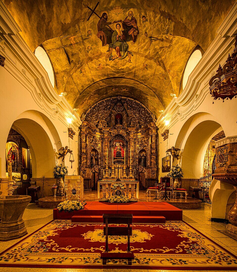 Altarraum der Kirche Santa Maria de África, Ceuta, nordafrikanische Küste, Spanien