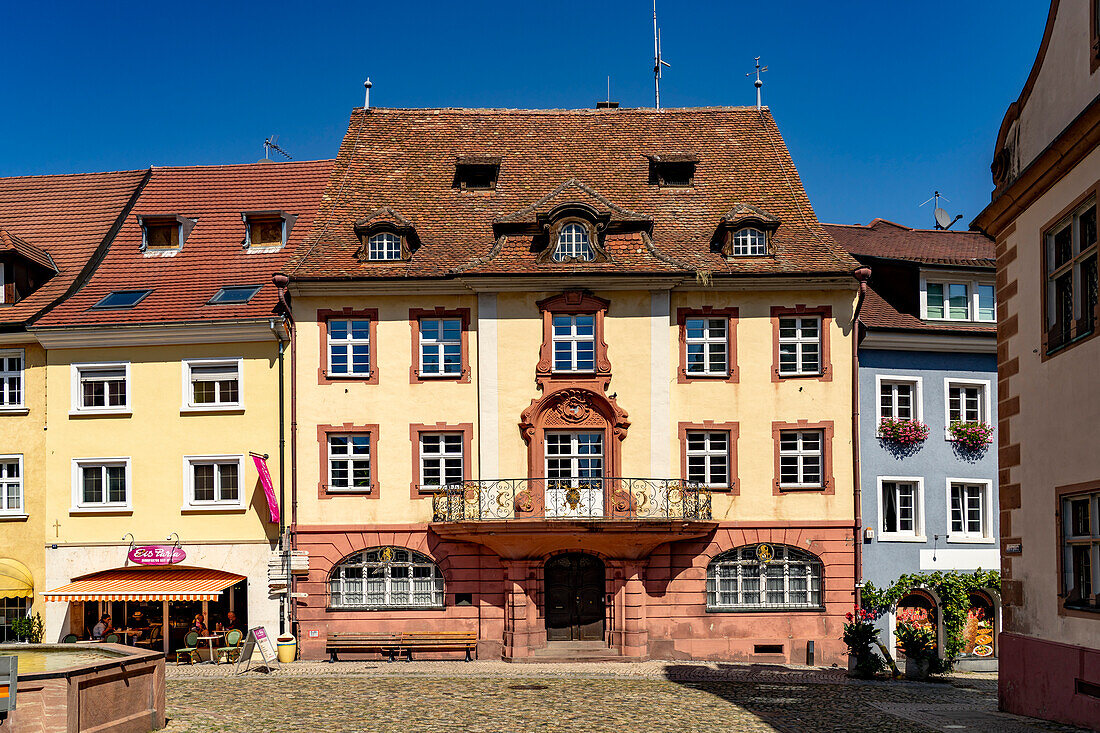  New town hall on the market square in Endingen am Kaiserstuhl, Baden-Württemberg, Germany    