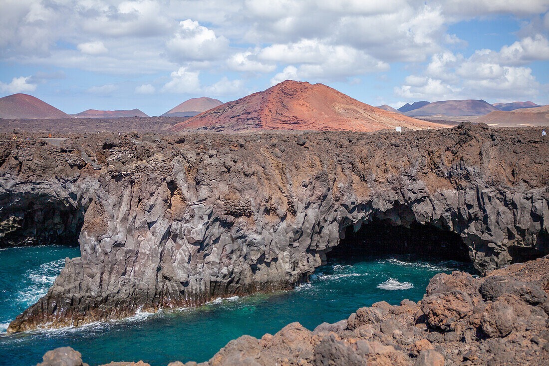 Los Hervideros, Lanzarote, Kanarische Inseln, Spanien