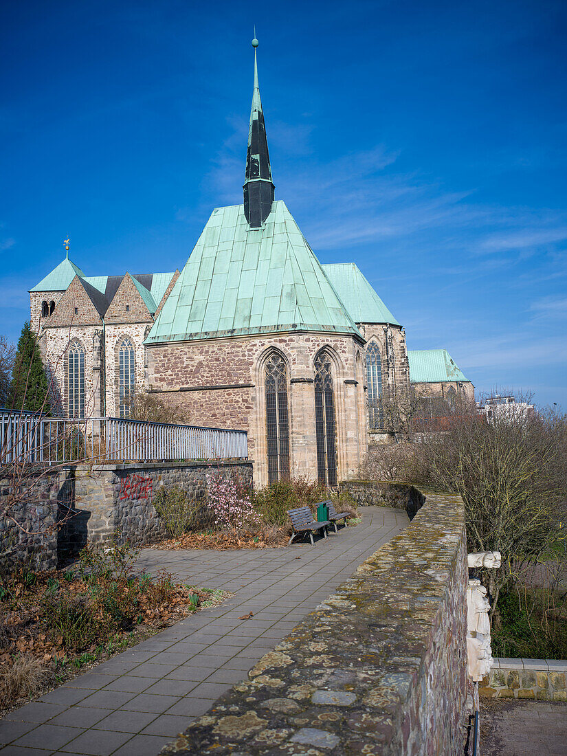  Magdalen Chapel and St. Petri Catholic Church, Magdeburg, Saxony-Anhalt, Germany 