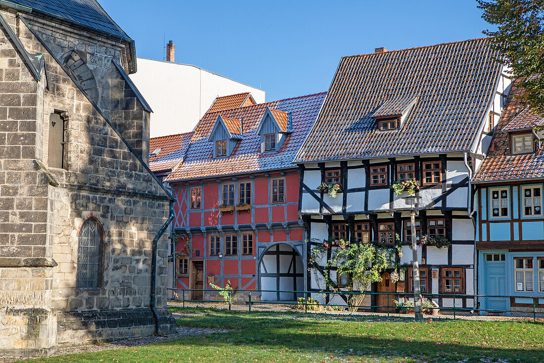  Neustädter Kirchhof, UNESCO World Heritage City of Quedlinburg, Quedlinburg, Saxony-Anhalt, Central Germany, Germany 
