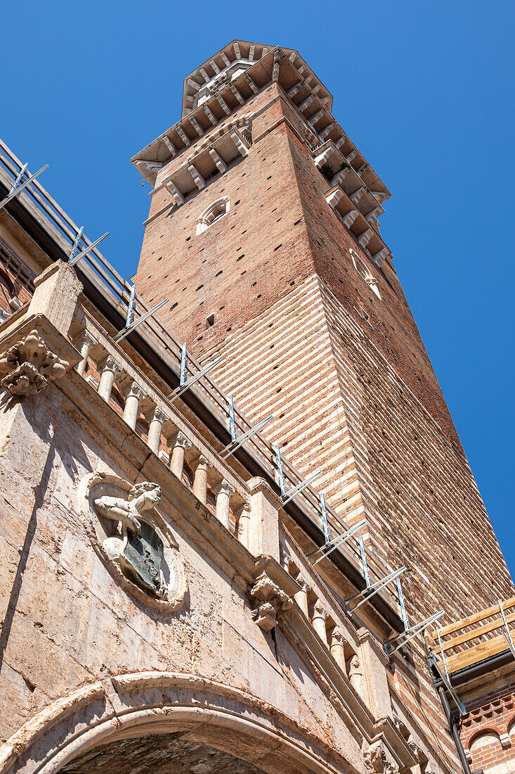 Torre dei Lamberti, Verona, Venetien, Italien