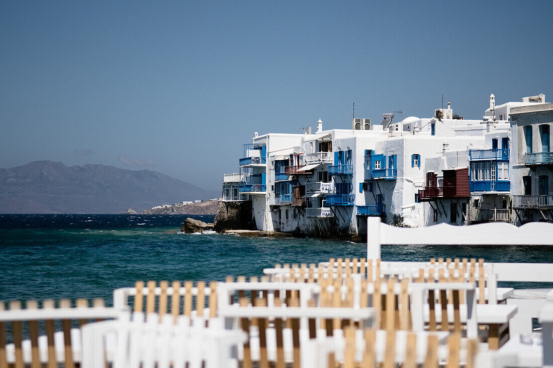 Mykonos Old Town, Greece.