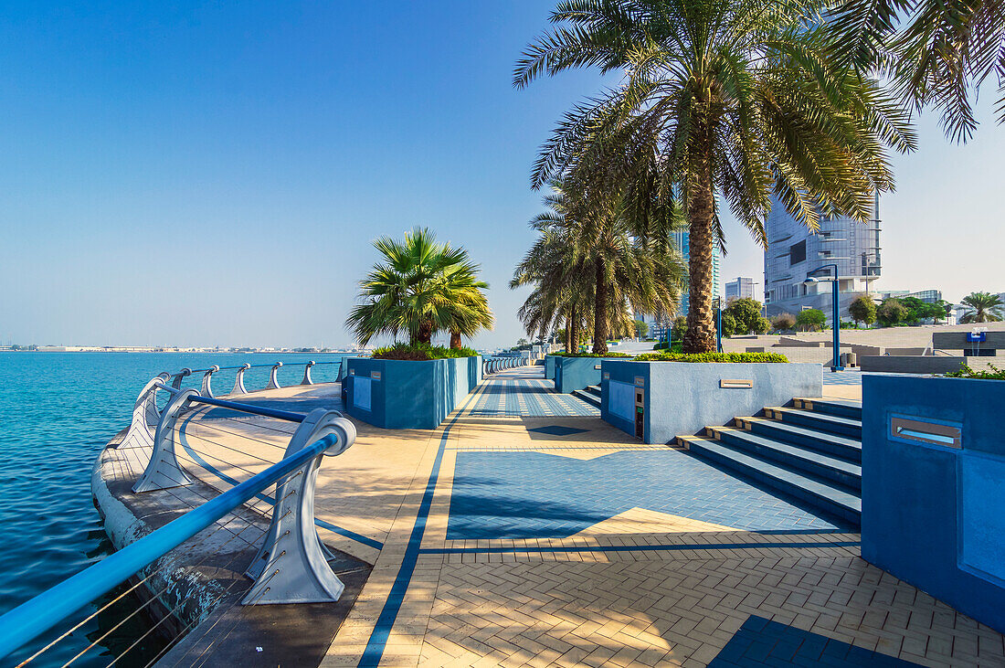  Promenade in Abu Dhabi, capital of the United Arab Emirates,  
