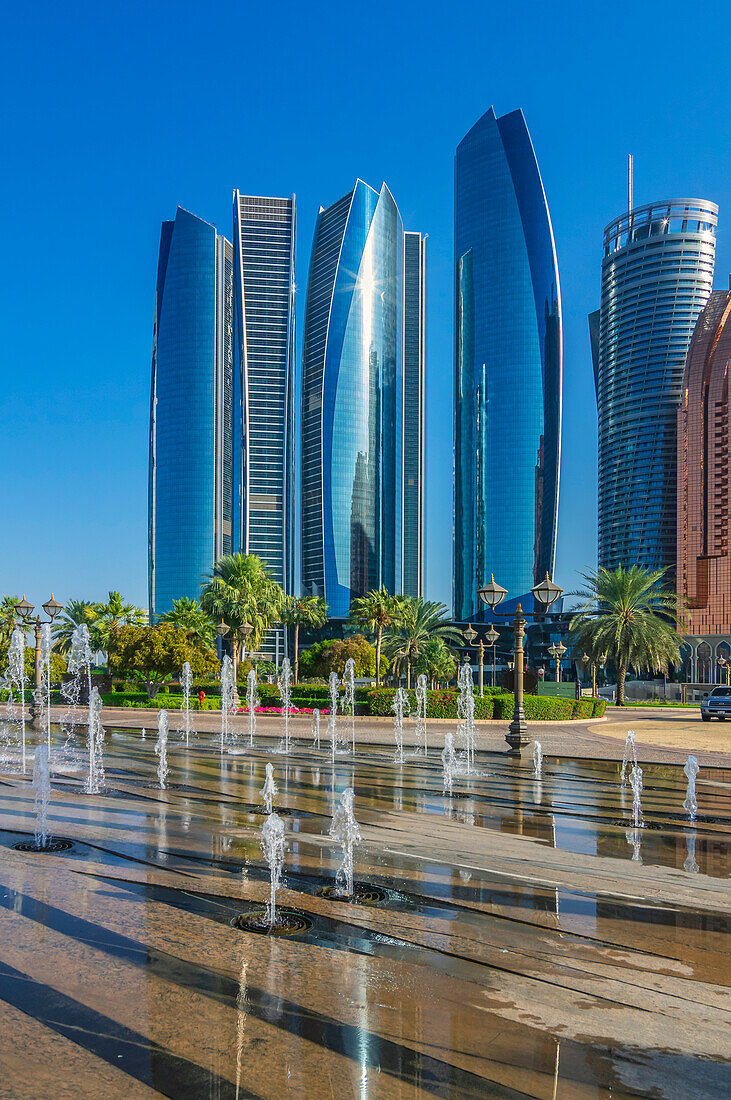  Views of Abu Dhabi, capital of the United Arab Emirates,  