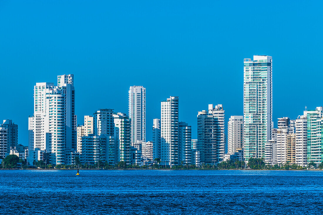Skyline, Cartagena, Kolumbien, Amerika