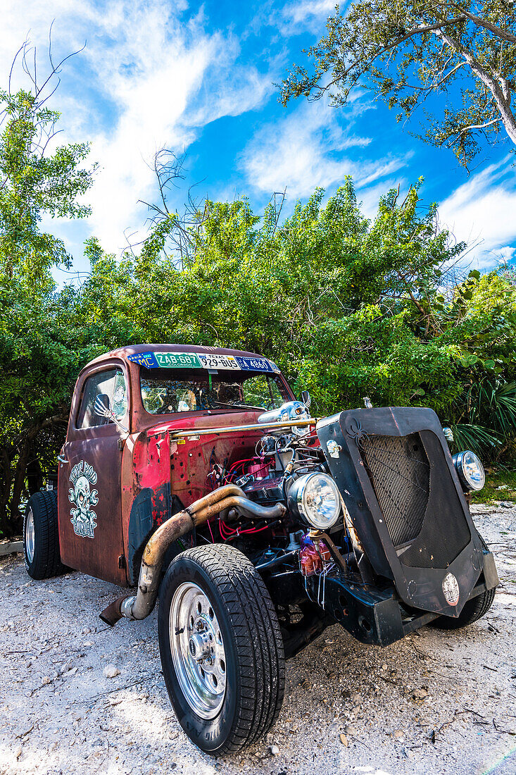 Hot Rod, Autoumbau, Fort Myers Beach, Florida, USA