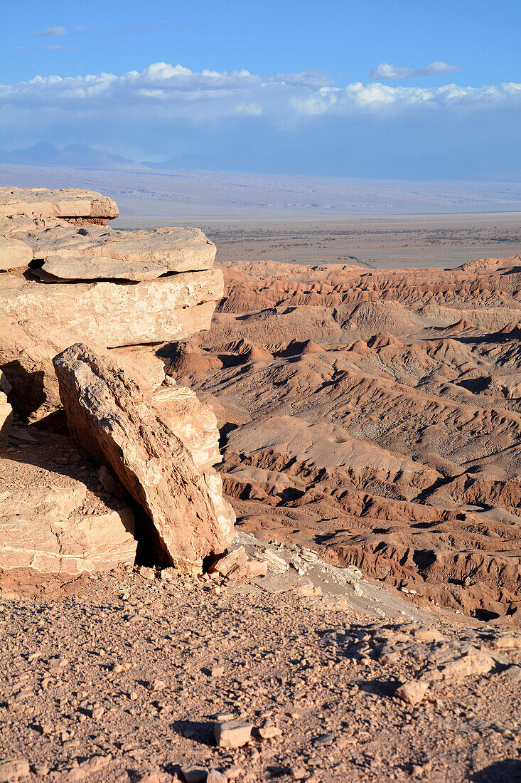 Chile; Nordchile; Region Antofagasta; Atacama Wüste; bei San Pedro de Atacama; Cordillera del Sal; Valle de la Luna;